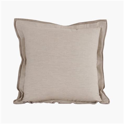Buy MASPAR Emmie Beige Cotton Hemstitch Cushion Cover - 40x40cm from ...