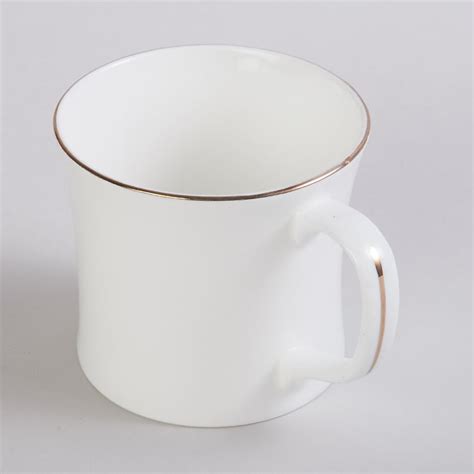 Buy Fiesta-Selene White Bone China Mug Set - 180ml - Set of 6 from Home ...