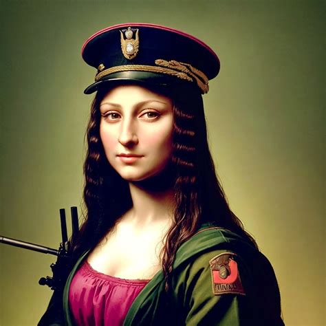 Military Mona Lisa: A Modern Fusion | Deep Dream Generator