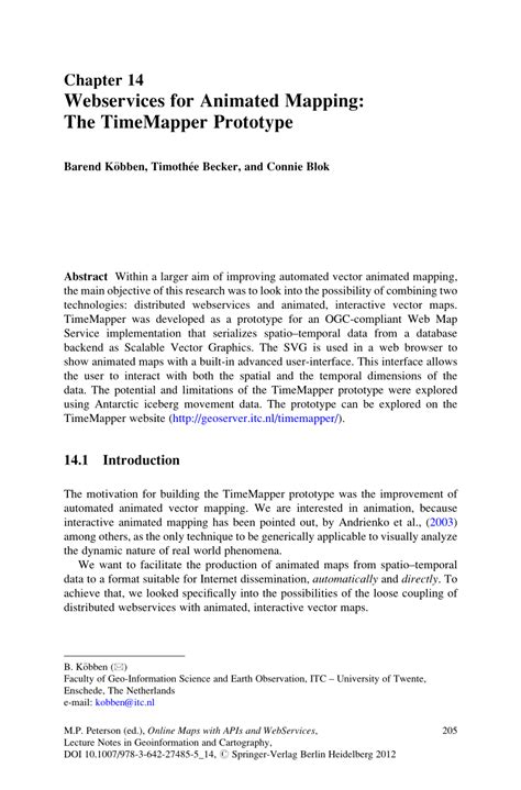 Timemapper 的图像结果