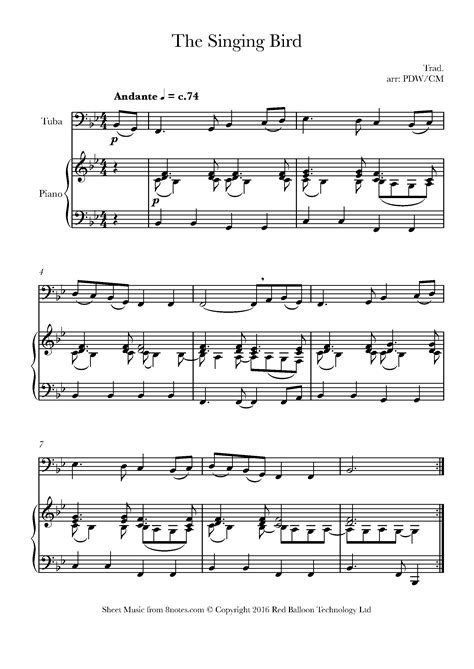 Free Tuba Sheet Music, Lessons & Resources - 8notes.com