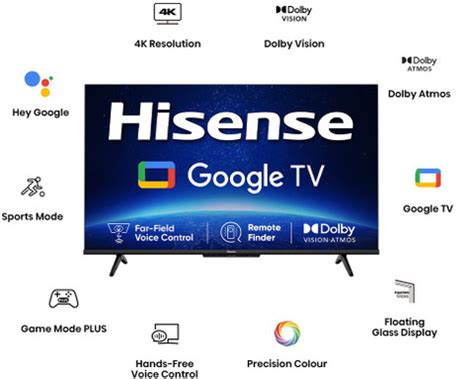 Hisense A6H 189 cm (75 inch) Ultra HD (4K) LED Smart Google TV with ...
