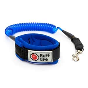 Ruff Life Gear HFSMCOILBLU Hands-Free Dog Leash, Small, Blue : Amazon ...