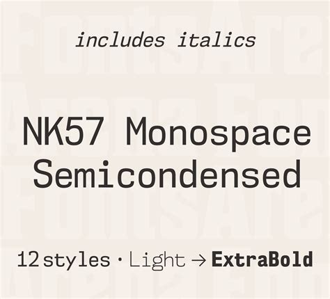 Monospace Font