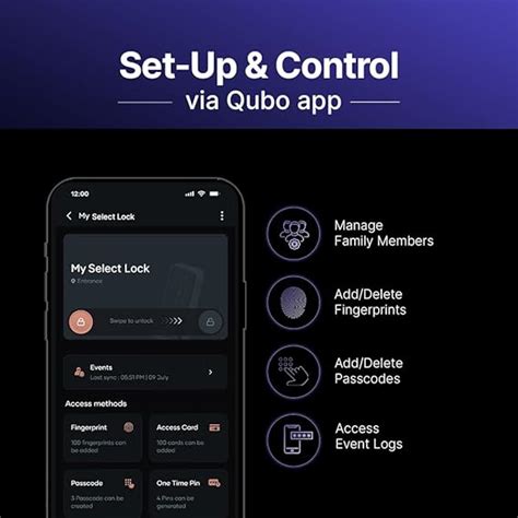 QUBO Smart Door Lock Select from Hero Group (2025 Edition) | 7-Way ...