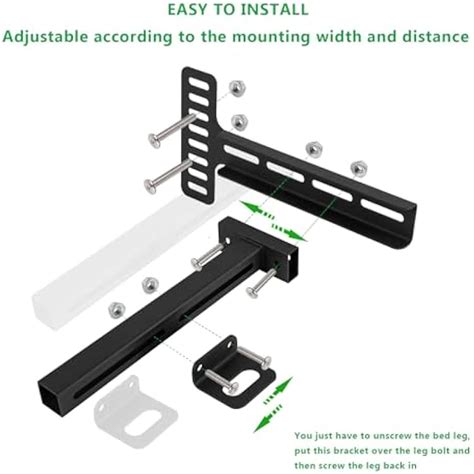 KSWLOR Adjustable Headboard Brackets, Universal Headboard India | Ubuy