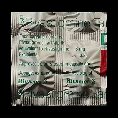 RIVAMER 3MG TABLET 10'S Price, Uses, Side Effects & Substitutes | Medkart