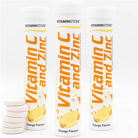 Vitamin Storevitamin C And Zinc Effervescent Tablets 3 Packs 20 ...