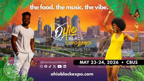 2026 OHIO BLACK EXPO Riverfront Culture Fest, Genoa Park, Columbus, 23 ...