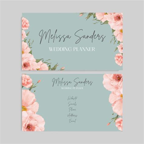 Wedding Planner Business Cards 的图像结果
