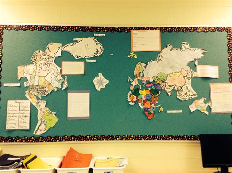 Bulletin Board World Map at Levi Skipper blog