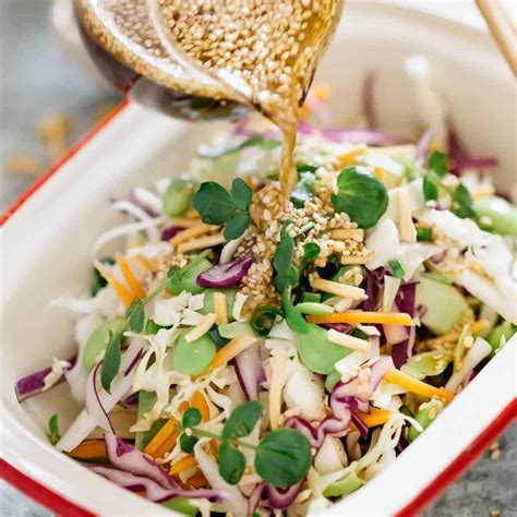 Healthy Asian Coleslaw Recipe | Deporecipe.co