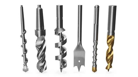 3D Drill Bits Types Model - TurboSquid 2191861