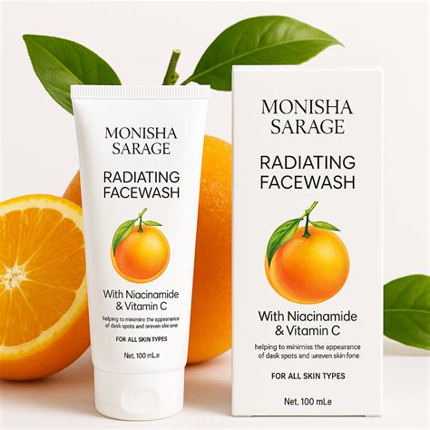 Monisha Sarage Radiating Face Wash | Vitamin C & Niacinamide | Brighte