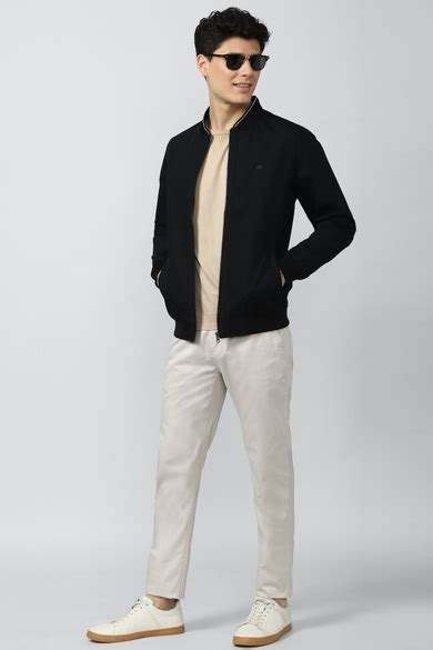Buy Men Black Solid Casual Jacket Online - 751401 | Peter England