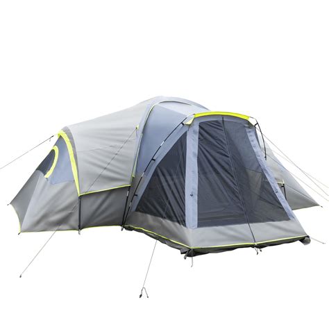 Winado Three Rooms 10 Persons Camping Family Tent & Reviews - Wayfair ...