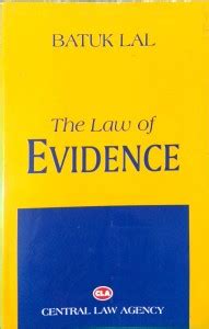 Law of Evidence: Buy Law of Evidence by Batuk Lal at Low Price in India ...