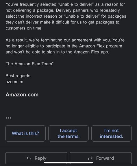 HELP, no appeal or anything??! : r/AmazonFlexUK