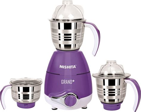 Buy MISHITA Grand+ Mixer Grinder with 3 Jars 750Watt Online at Low ...