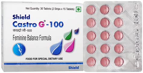 Shield Castro G 100 Tablet 15 - Uses, Side Effects, Dosage, Price ...