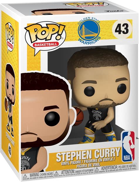 Amazon.com: Funko Pop NBA: Warriors - Stephen Curry, One Size ...