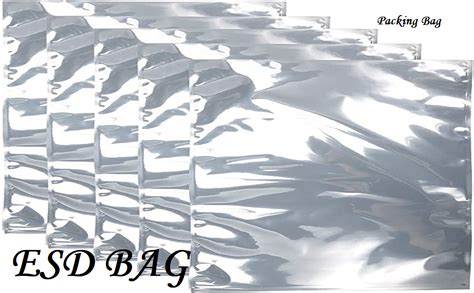 Sky-50 Pcs (Anti-static) ESD Safe Static Shielding Bag Size (100X150 MM ...