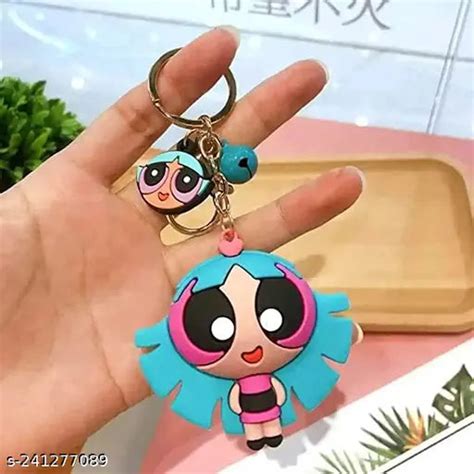 PowerPuff Girls Bliss Blue Keychain | Silicone Keychain | Premium | Ch