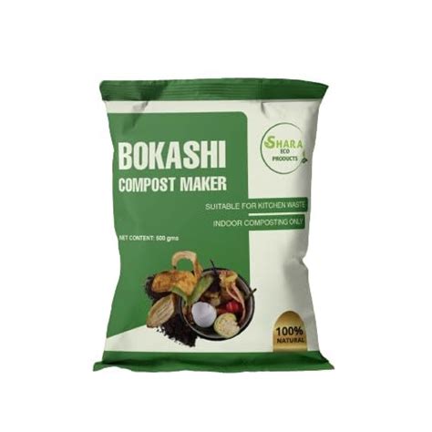 Shara Eco Prodcuts Bokashi Compost Maker Powder 500 Gram | Microbial ...