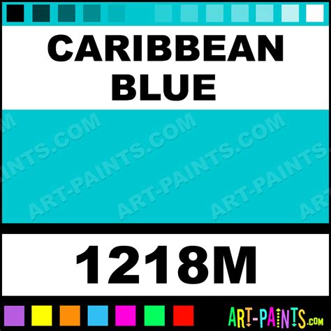 Caribbean Blue Fabric Spray Paints - 1218M - Caribbean Blue Paint ...