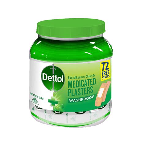 Dettol Medicated Washproof Plaster | 30 Minutes 24/7 Delivery