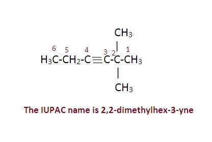 Ethyl isopropyl acetylene IUPAC name - Brainly.in