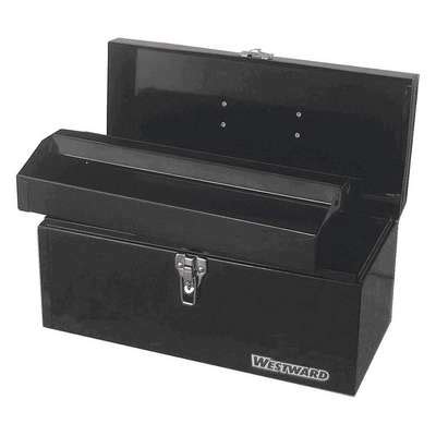 932656-3 Westward Plastic, Steel, Tool Box, 16"Overall Width, 7"Overall ...