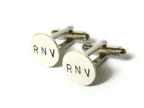 Monogram Cufflinks Silver | semashow.com