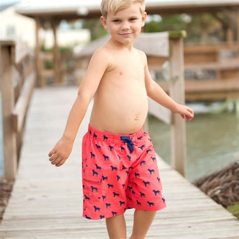 Monogrammed Little Boys Swim Trunks| Kids Bathing Suit | 3 Available ...