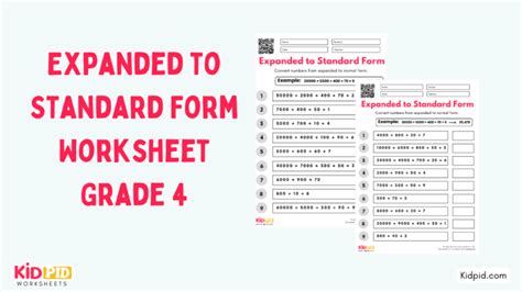 Image result for Expanded Form Grade 4 Worksheets