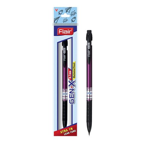 FLAIR Creative Series Gen X 0.7mm Mechanical Pencil Pouch Pack ...