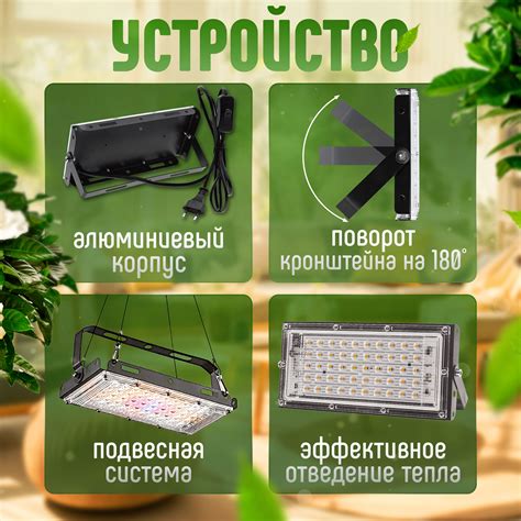 Фитолампа для растений, лампа для растений, фитолампа для рассады ...