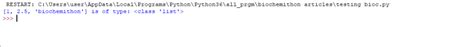 Data Types in Python - BioChemiThon