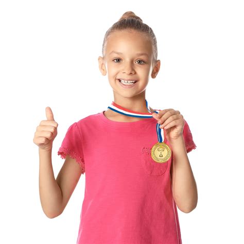 Caydo 24Pcs Gold Silver Bronze Medals with Neck Ribbon Plastic Winner ...