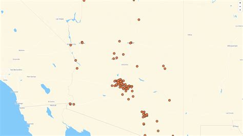 Map of KFC locations in Arizona, US | Mapstack