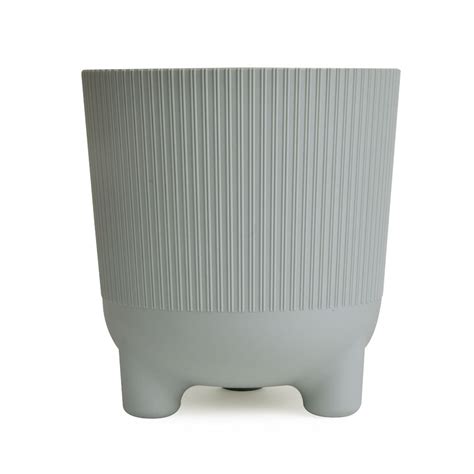Fluted Design Polypropylene Mini Planter- Grey – Nilkamal Homes