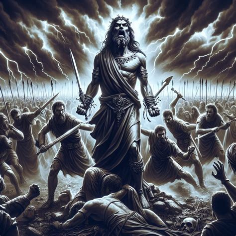 1 Samuel 15:8 Artwork | Bible Art