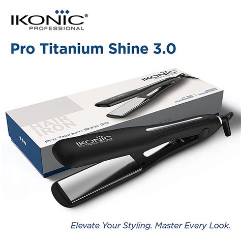 Ikonic Professional Pro Titanium Shine 3.0 Hair Straightener – IKONIC WORLD