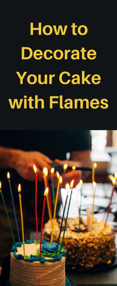 Image result for Edible Flames for Cake Tutorial