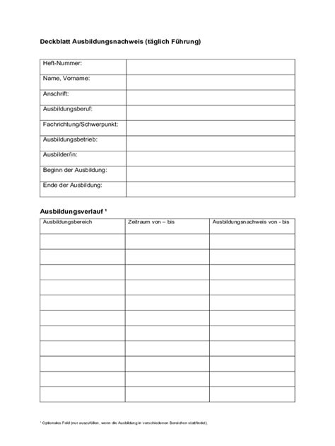 Fillable Online Berichtsheft Fachkraft Fr Lagerlogistik Download Fax ...