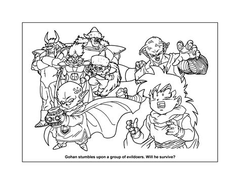 Dragon Ball Z Coloring Pages For Adults