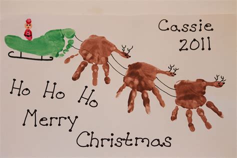 Christmas handprint craft – Artofit