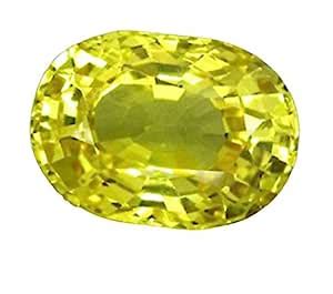 Buy PanacheGems 7.25 Ratti Yellow Sapphire|Pukhraj Super Premium Deluxe ...