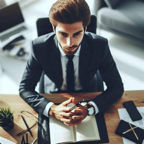 Businessman working on his computer | Premium AI-generated image
