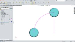 SolidWorks Example Sweep 的图像结果